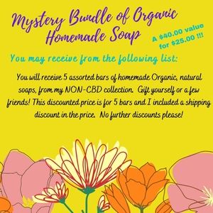 MYSTERY BUNDLE SOAP (5 Assorted Organic Bars)